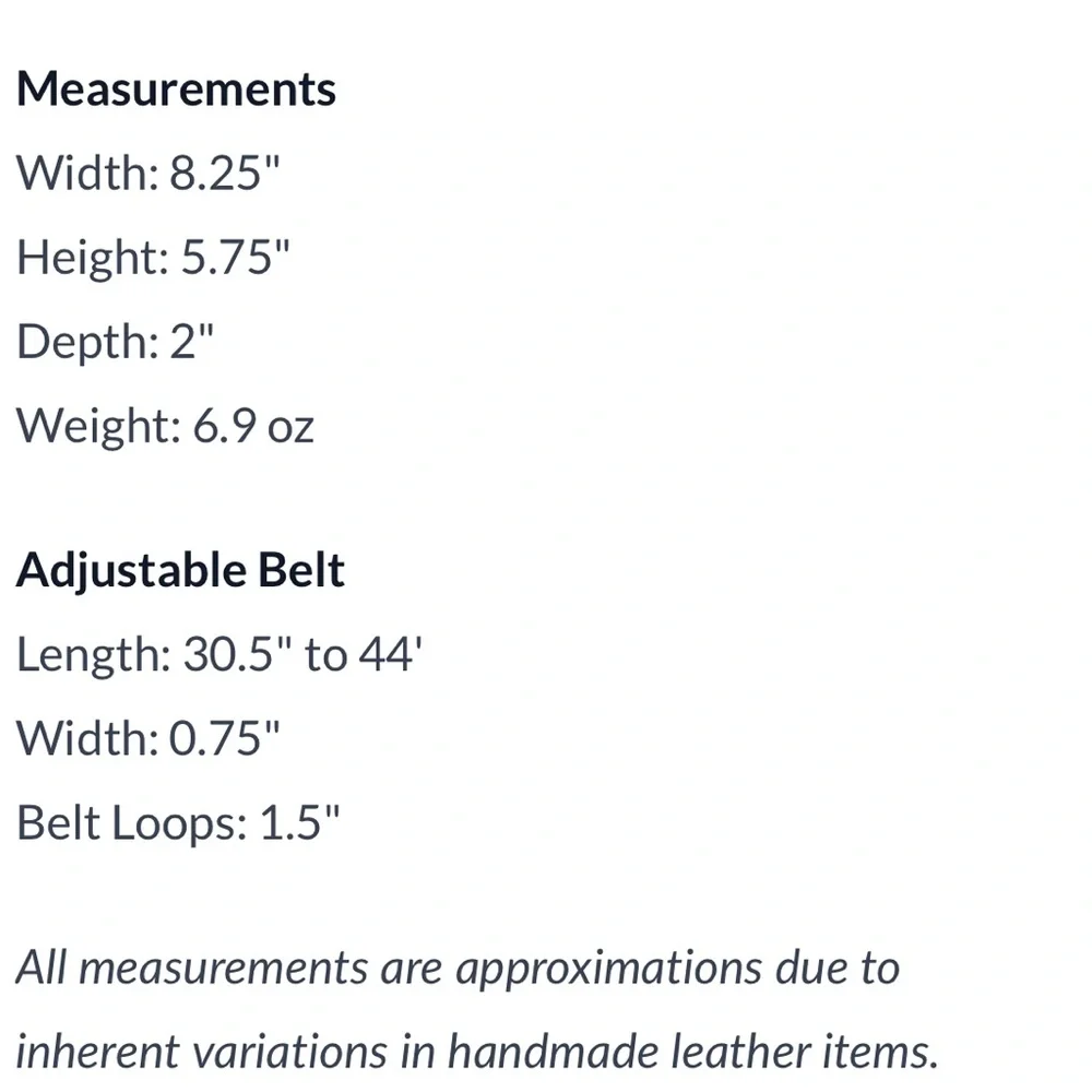 Portland Leather Goods Basic Belt Bag Grizzly - Picture 7 of 7